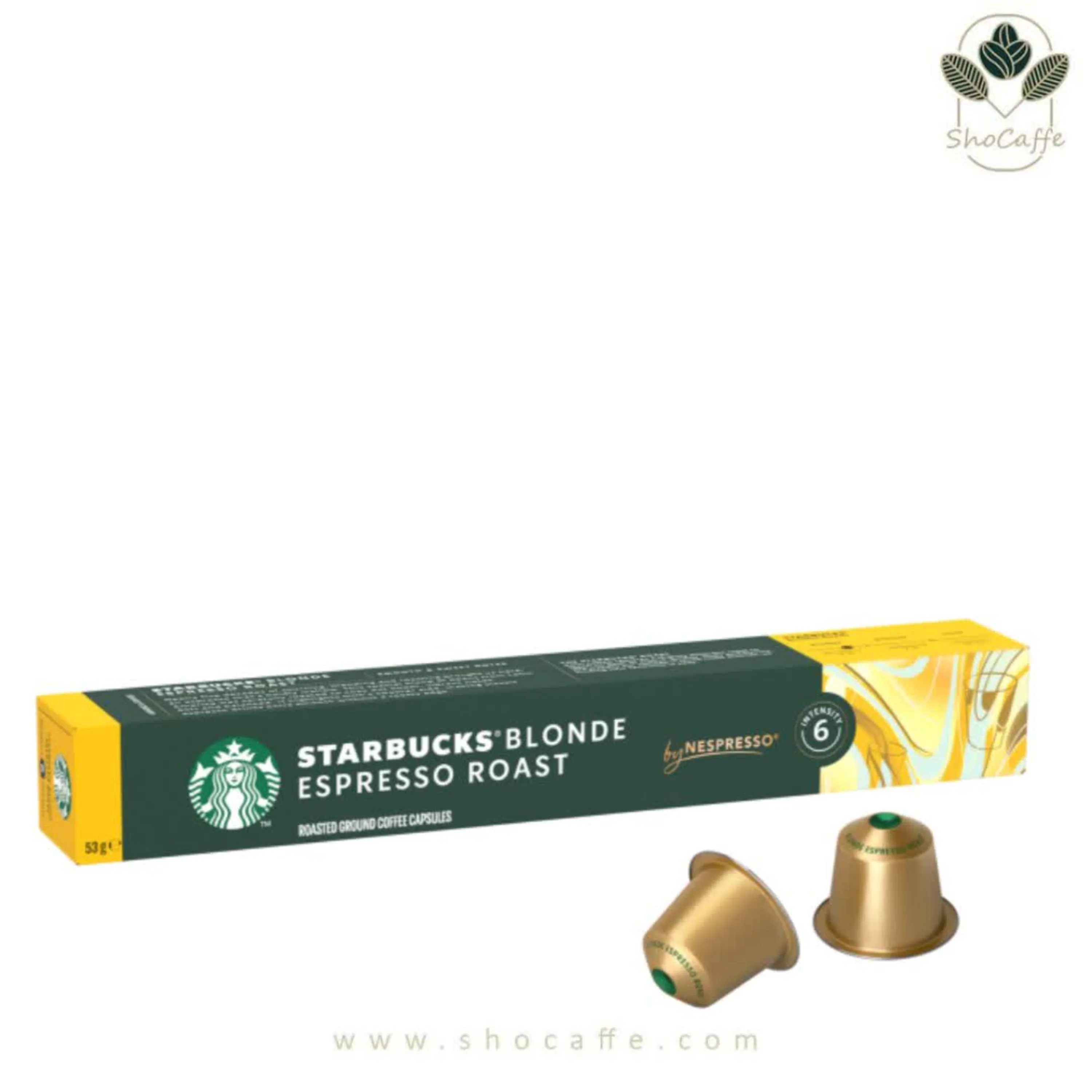 کپسول قهوه نسپرسو استارباکس بلوند اسپرسو رست Starbucks Blonde Espresso Roast
